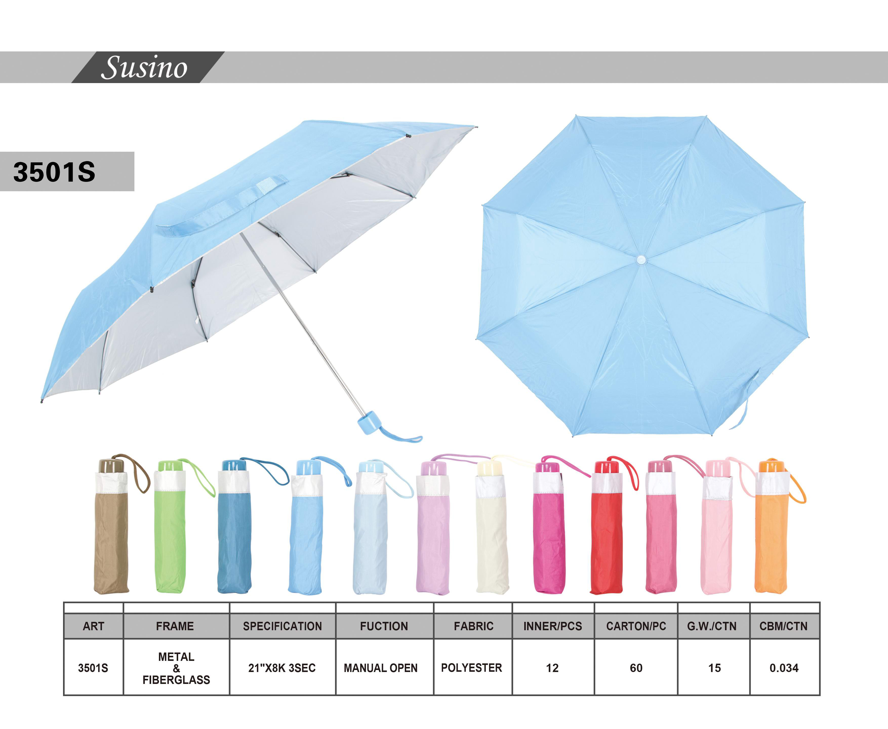 manuell åpen fold paraply