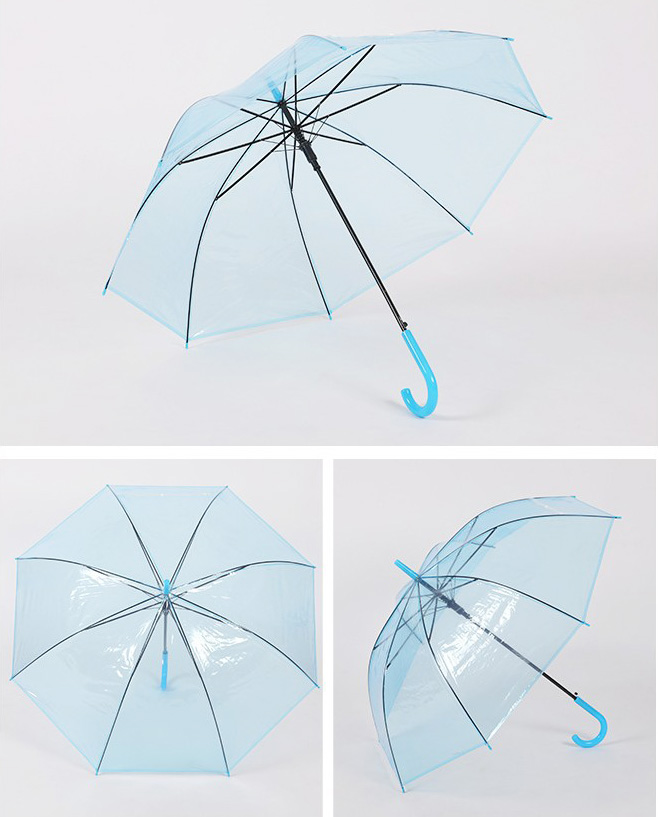Gjennomsiktig vanntett paraply