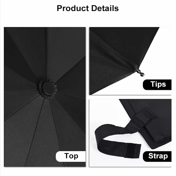 paraply med logotrykk