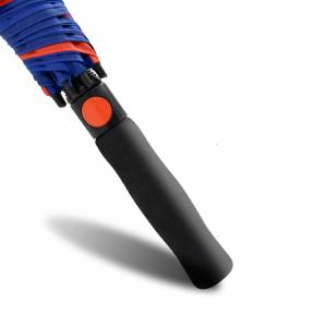 Egendefinert logo golfparaply Automatisk åpen kraftig vindtett trykkparaply