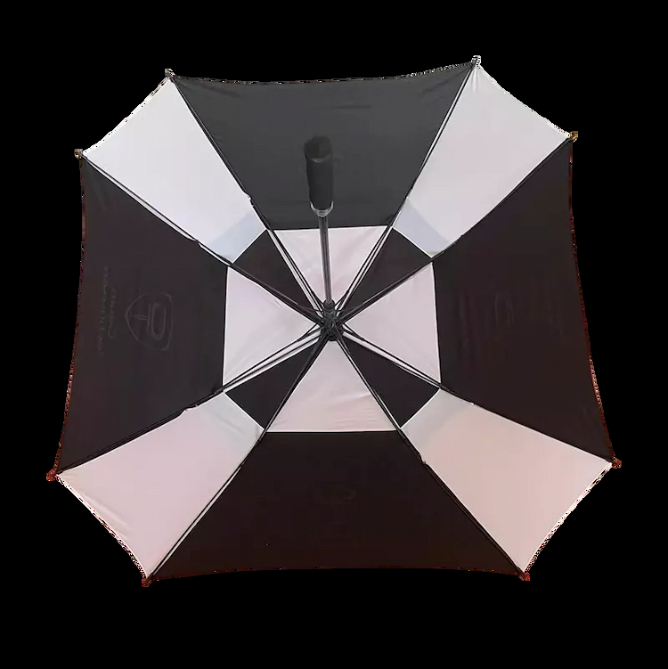 Engros tilpasset golfparaply Flersidig utskrift Personlighetslogo Kampanjeparaply