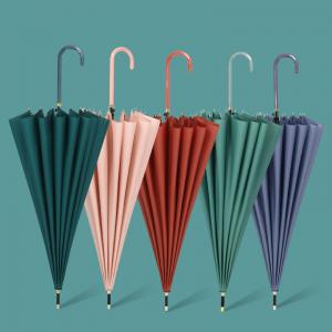 16 Ribs Long Handle Golf Umbrella